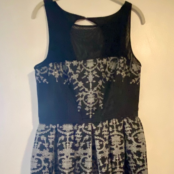 Taylor Fit & Flare Black Dress - Picture 2 of 5